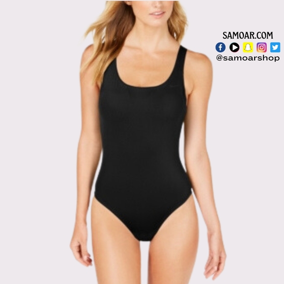 Nike U-Back Mesh-Inset One-Piece Swimsuit